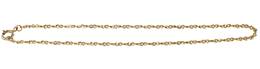 14K Twisted Flat Flat Cable Chain Bracelet