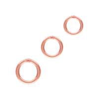 Rose Gold Filled Open Jump Rings 2x10mm 12 Gauge 10mm