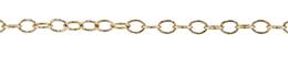 14K Gold Chain 2.5mm Width Oval Cable Chain