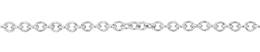 1.8mm Width Sterling Silver Round Cable Chain