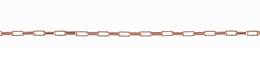 1.2mm Width Elongated Cable Rose Gold Filled Chain