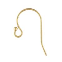 Gold Filled 0.76mm Ball Tip Earwire