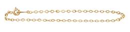 14K Flat Cable Bracelet Chain