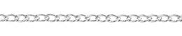 4.0mm Width Sterling Silver Flat Curb Chain