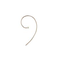 14K Curly Earwire