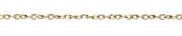 14K Gold Twisted Flat Cable Chain