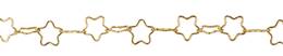 8.0mm Width Star Shape Gold Filled Chain