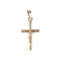 14K Crucifix Cross Charm