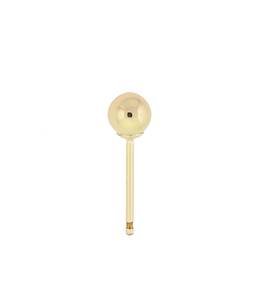 gold filled 4mm ball stud earring