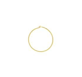 vermeil 20mm beading hoop earring