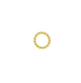 vermeil 5.0mm twisted wire round jump ring