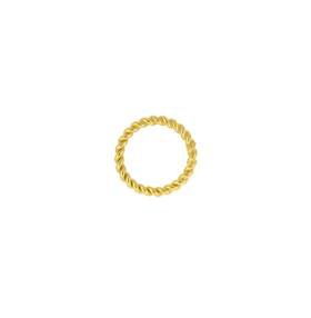 vermeil 6.0mm twisted wire round jump ring