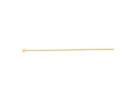 vermeil 38mm 1.5mm ball headpin