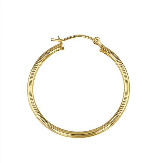 vermeil 30mm hoop earring