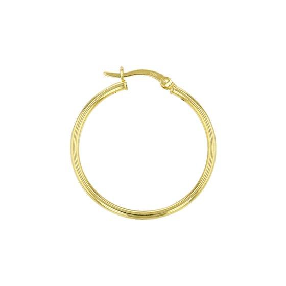 vermeil 30mm hoop earring