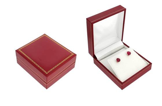 red classic rectangular box