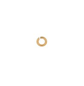 4mm 21 Gauge Open Jump Rings 22K Gold Plated (100)