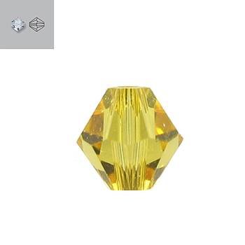 4mm light topaz 5328 swarovski bead