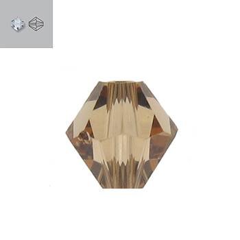 6mm light smoked topaz 5328 swarovski bead