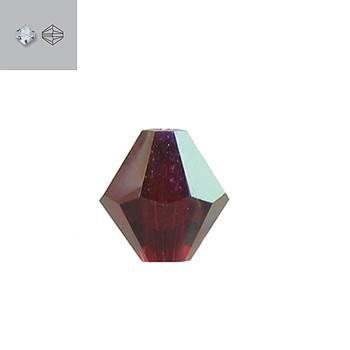 4mm garnet aurore boreale 5328 swarovski bead