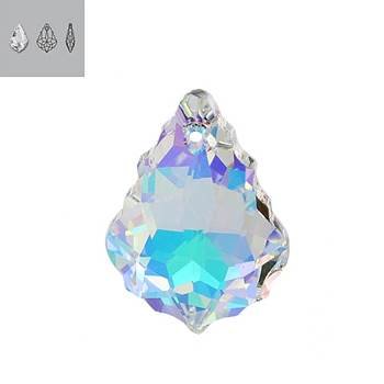 22x15mm crystal aurore boreale 6090 swarovski pendant