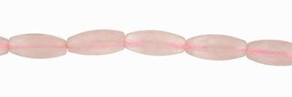 4x6mm rice rose quartz bead