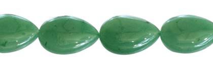 13x18mm pear drill through aventurine bead