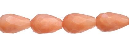 Pink Aventurine Drop Shape Faceted Gemstone