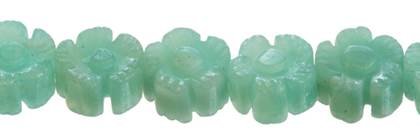 10mm flower amazonite bead