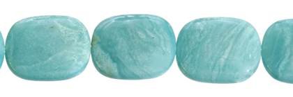 18x24mm tv-face amazonite bead