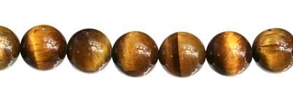 2mm round tiger eye bead