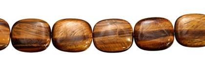 24x28mm tv-face tiger eye bead