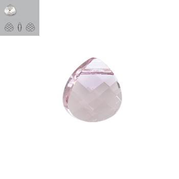 15x14mm light rose 6012 swarovski pendant