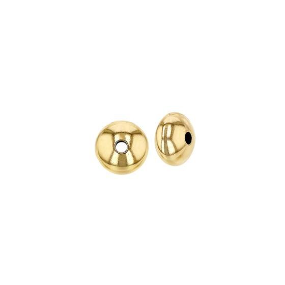 gold filled 4.0mm saucer bead