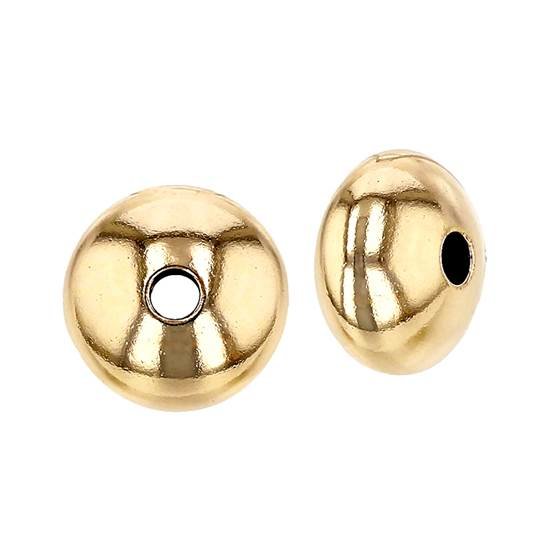 gold filled 7.0mm saucer bead