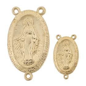 Gold-Filled Rosary Center Link - Rosary Making Supplies