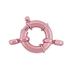 rose gold vermeil 20mm close ring springring clasp