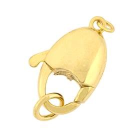 vermeil 19x13mm lobster clasp