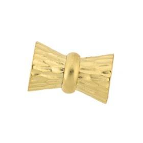 vermeil 16x10mm multi-row matt bow magnetic clasp