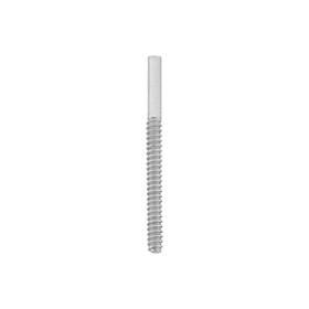 14kw 11x1.0mm earring screw post type-b