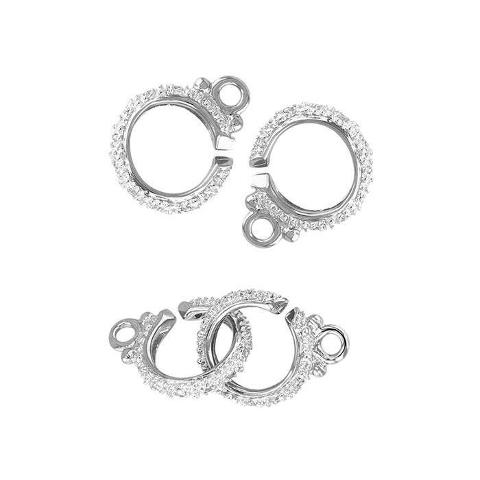 14kw 11mm diamond c clasp