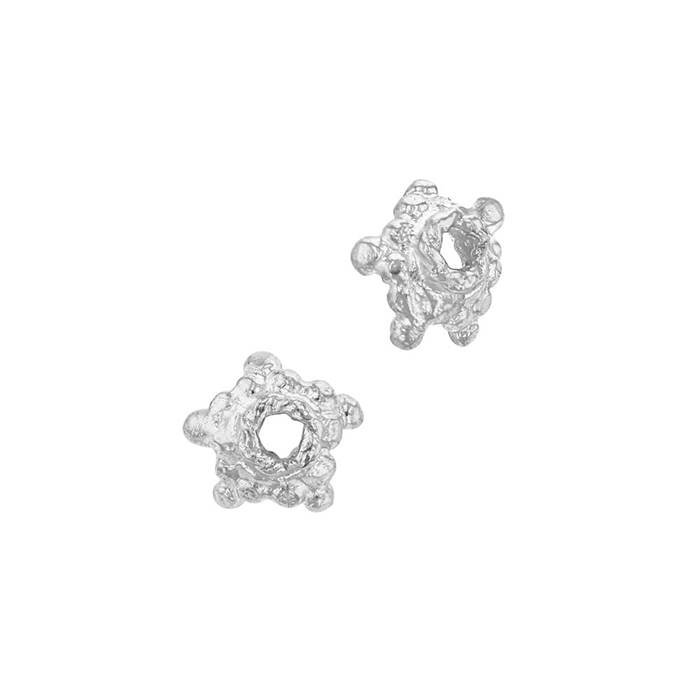 20kw 6mm handmade star shaped bead cap