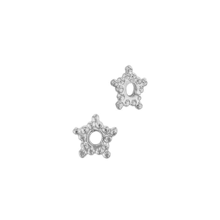 20kw 5mm handmade star shaped spacer bead