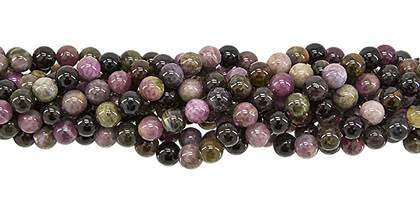 6mm round quality (-a) tourmaline round bead