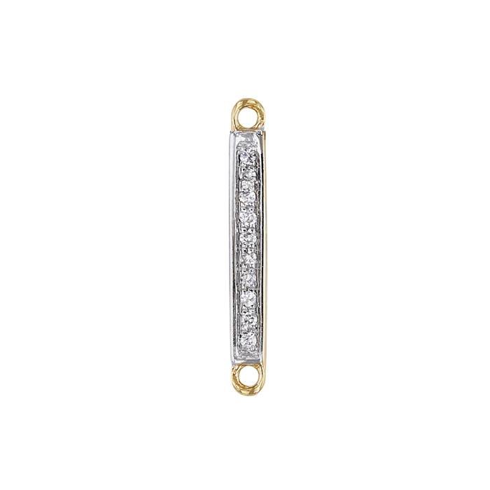 14ky 15x2mm diamond bar connector