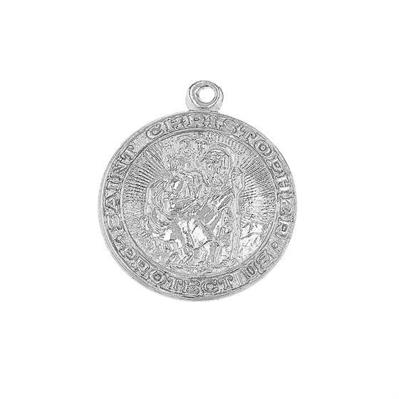 ss 17.5mm st christopher charm