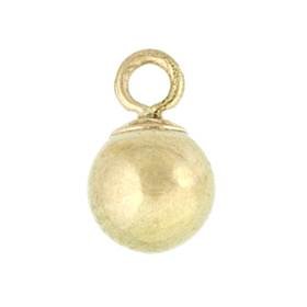 14ky 5mm ball pendant