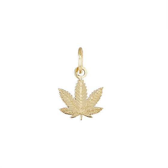 Cannabis hot sale leaf charms