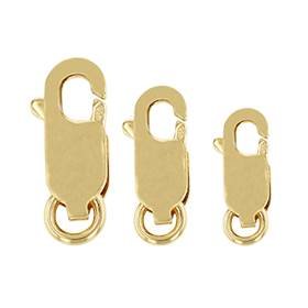 22K Lobster Clasp With Open Ring