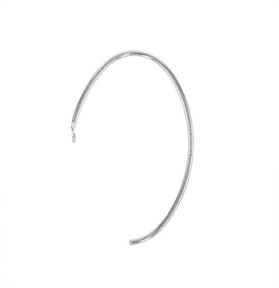 ss 18x12x0.8mm flat end earwire